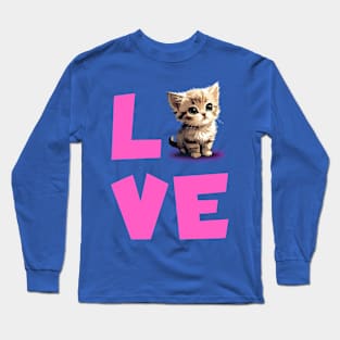 Love kitten Long Sleeve T-Shirt